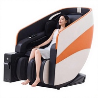 C60 Luxus Hifi Bluetooth Musik-Pediküre-Massagestuhl mit Ganzkörper-Airbags, Schwerelosigkeitsfunktion, Elektrischer Smart-Sessel, Tragbar und Faltbar
