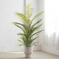 Vente en gros de palmiers Areca artificiels de différentes tailles, feuilles artificielles, plantes artificielles, arbre artificiel, décoration intérieure commerciale