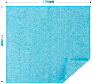ผ้าไมโครไฟเบอร์เนื้อนุ่ม ขนาด 30*30 ซม. 40*40 ซม. สำหรับทำความสะอาดรถยนต์และห้องครัว - Product Image 4