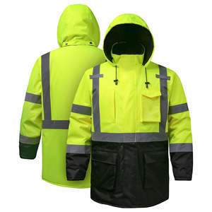 Uniformes de Protección Unisex de Poliéster con Certificación ANSI/EN20471 de Alta Visibilidad, Impermeables, Reflectantes y con Protección contra Pinchazos - Product Image 5