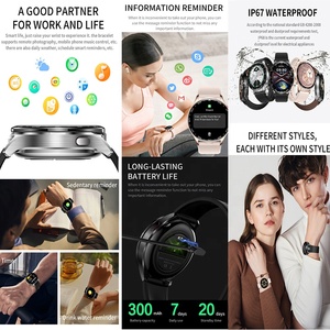 Đàn ông phụ nữ sang trọng TWS 2 trong 1 Earbuds smartwatches với tai nghe không dây tai nghe thể thao đồng hồ thông minh reloj inteligente - Product Image 6