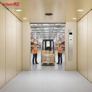 Elevador de Carga MR Moderno y Duradero de 5000 kg para Almacenes de 2 a 7 Pisos, Centros Comerciales, <span class=keywords><strong>con</strong></span> Acero de 1.5 mm de Espesor, Amortiguador Hidráulico para Automóviles y Guía de Hierro Fundido - Product Image 2