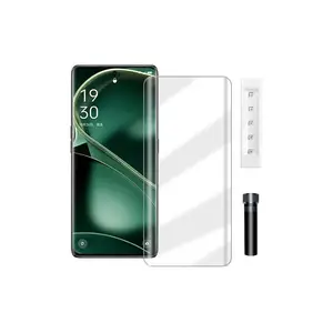 3D מלא כיסוי UV דבק מסך מגן עבור oppo למצוא X6 X5 פרו רינו 9 פרו בתוספת A1 פרו מזג זכוכית מסך מגן