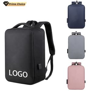 BSCI Sac à dos de voyage d'affaires personnalisé Sac d'ordinateur portable de bureau étanche à chargement USB avec design élégant - Product Image 1