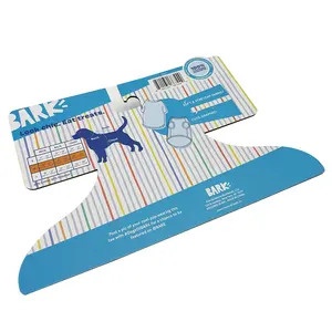 La mejor venta directa de plástico Hanger Header Card Bag Topper Header Impresión de tarjetas