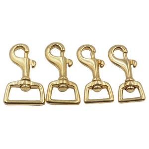 Hebilla de cinturón con gatillo giratorio para perro grande, 20mm, 25mm, 32mm, 38mm, de latón macizo, con orificio cuadrado - Product Image 2