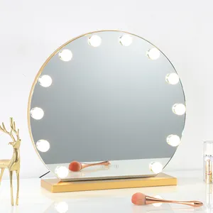 smart phone cover personal makeup mirrors shaving Touch screen color changing led cosmetic mirror the makeup