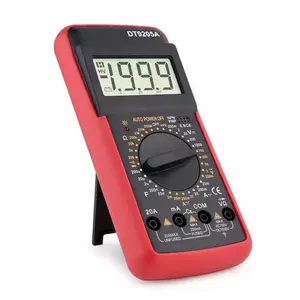 Dijital multimetre ölçü aleti, çin'den akım voltaj ölçer, fabrika doğrudan, ucuz fiyat, DT9205A