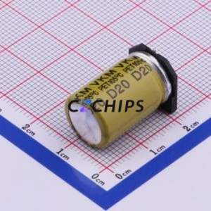 Condensateur électrolytique en aluminium SMD VKML2101K391MV, SMD, D12.5xL21mm 390uF 20% 80V 1.64A-100kHz - Product Image 2