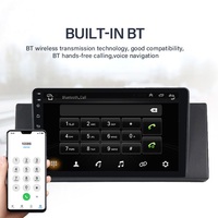 Lecteur multimédia Android pour voiture Jiawell 9 pouces, autoradio GPS WIFI Carplay Android Auto GPS écran tactile pour BMW Série 5 E38 E39 E53 1998-2005
