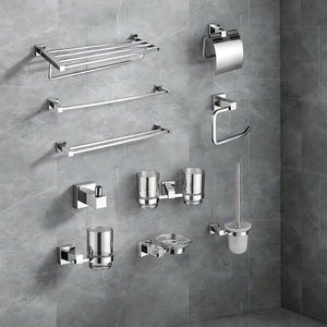 Juego de <span class=keywords><strong>Baño</strong></span> Moderno Ecológico de Acero Inoxidable Cromado YIDA, Montado en la Pared, con Garantía de 5 Años, Incluye Estantes para Inodoro y Herrajes - Product Image 3