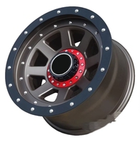 Jantes en alliage tout-terrain 17x9 de haute qualité X-RIMS 5*114.3 5*127 5*139.7 6*114.3 6*130 6*135 6*139.7 PCD 100mm nouvel aluminium