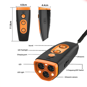 Ultrasonic Dog Trainer With LED <b>Lights</b> <b>Flash</b> Battery Powered Animal Control Device For Outdoor and Indoor Use - Product Image 6