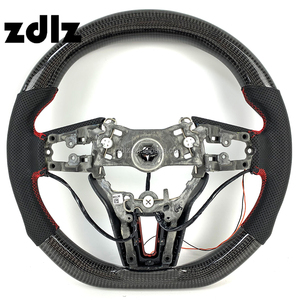 พวงมาลัย LED สำหรับรถยนต์ Mazda 3 6 CX5 CX7 <span class=keywords><strong>CX8</strong></span> CX30 CX90 พวงมาลัยคาร์บอนไฟเบอร์ สามารถปรับแต่งได้ - Product Image 6
