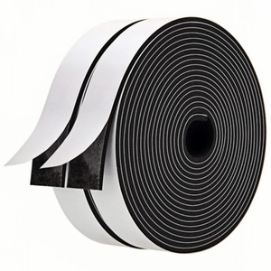<span class=keywords><strong>Bande</strong></span> adhésive en mousse <span class=keywords><strong>néoprène</strong></span> CR EPDM noire, ignifuge, imperméable, antichoc, isolante, à cellules fermées, pour fenêtres et portes - Product Image 3