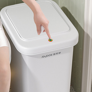 Juego de Dos Cubos de <span class=keywords><strong>Basura</strong></span> Portátiles Joybos con Pedales, Gran Capacidad, Blancos, Económicos, de Plástico, Oferta 2024 en <span class=keywords><strong>Amazon</strong></span> - Product Image 4