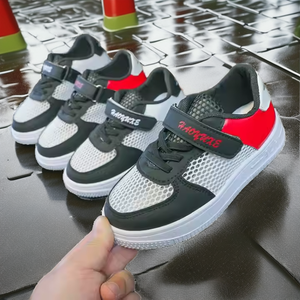 Chaussures de sport pour garçons ultra-légères et fines en maille à lacets, imperméables et respirantes, tendance mode pour le printemps et l'automne, chaussures de sport pour enfants - Product Image 3