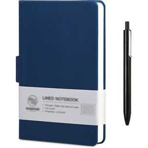 Customised Logo Luxury Pu Leather Hardcover Notebook Planner with Sewing Binding and Pen Gift Set Certified Customizable Size - Product Image 1