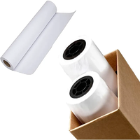 Rollo de papel Bond de ingeniería, papel trazador CAD de dibujo blanco azul