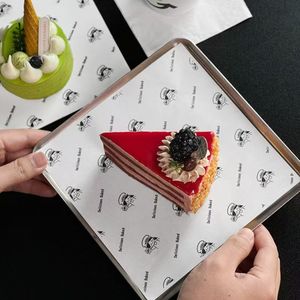 אוכל סיטונאי מזון בטוח גריז לשימוש חוזר המבורגר אפייה חמאה כריך אריזת נייר עטיפה - Product Image 5