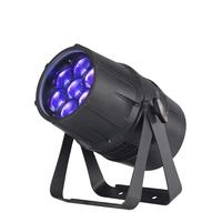 Projecteur LED Zoom Par 4-en-1 RGBW 300W, CRI élevé Ra90, IP65, contrôle DMX512, angle de faisceau 5-45°, 3000-6500K, dimmable, pour scène et utilisation en extérieur