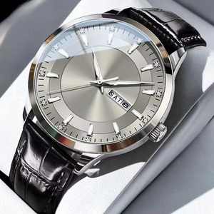 Reloj Mecánico de Imitación de Acrílico y Acero Inoxidable Totalmente Automático para Hombre, Resistente al Agua 30M, Luminoso, con Doble Calendario, Moderno - Product Image 5