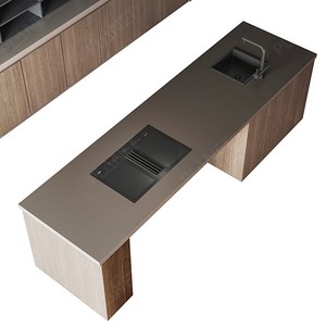 Nuovo Design Moduler Curvo Armadio Da <span class=keywords><strong>Cucina</strong></span> Fronti Solido Cabinet In <span class=keywords><strong>Legno</strong></span> Con Cassetto Porta - Product Image 3
