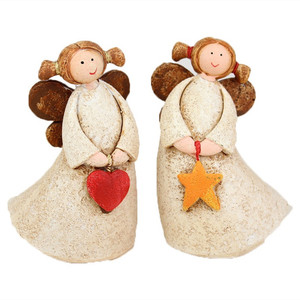 Oferta Especial: Adorno de Ángel de Resina Rústico, Decoración de Escritorio para Graduación, Superventas Transfronterizo, Decoración Festiva Pintada a Mano - Product Image 1