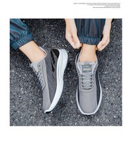 Chaussures de sport pour hommes, respirantes, antidérapantes, à lacets, été automne, fitness, jogging, chaussures en mesh légères, nouvelles chaussures pour hommes