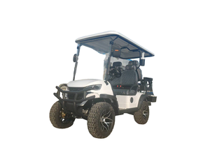 4-Seater Electric GolfCart XM45007 Rear-wheel Drive <b>72V</b> <b>Battery</b> 12" Off-road Tires Bumper Rain Curtain CE Certified 80km Range - Product Image 5