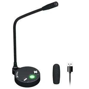 MAONO Electret Condenser Cardioid Conference Microphone Gooseneck for Work at Home