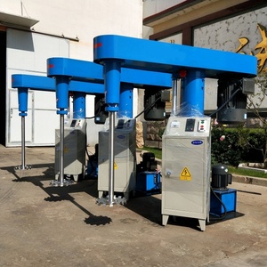 Máquina mezcladora de pintura al agua de disolución de dispersor de velocidad <span class=keywords><strong>variable</strong></span> de alto cizallamiento para impresión de pigmentos de recubrimiento de tinta - Product Image 4