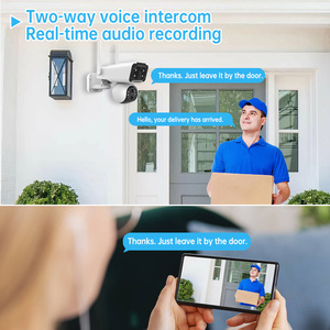 Wistino 8MP HD 360 telecamera di rilevamento movimento Dual PIR a infrarossi telecamera di sicurezza Wifi - Product Image 6