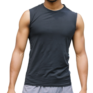 Custom Men Vest Sleeveless Workout Moisture Wicking Muscle Athletic Fitness Wear Basketball Casual Sports - Product Image 4