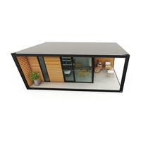 Maison de vacances pliable Senglin en bois moderne de luxe avec structure en acier, disponible en 20FT, 30FT, 40FT
