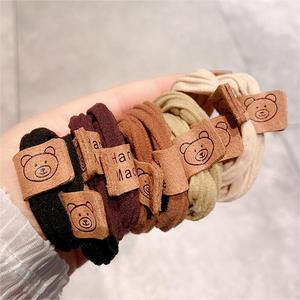 Coletero de pelo sin costuras de alta elasticidad para mujer, perfecto para moños, banda elástica gruesa, duradero para coletas altas - Product Image 2