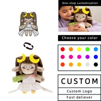Peluche personnalisée Vierge 12 Constellations, jouet en peluche mignon pour fille avec robe, poupée en peluche anime OEM pour fans