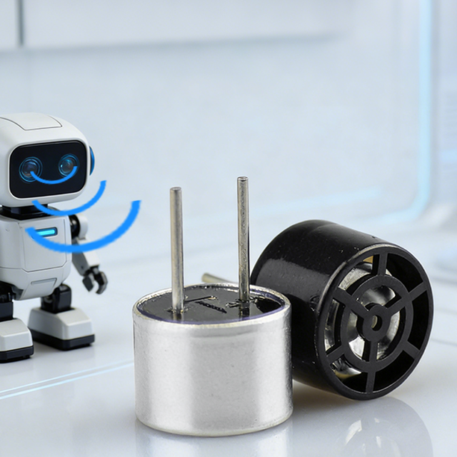High Quality 40Khz -75dBV/μMbar 2200pF 1200cm Plastic Open Type Transmitter and Receiver Ultrasonic Depth Sensor for Robot