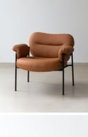 Fauteuil simple nordique, fauteuil inclinable, luxe léger, art en fer, rouge tendance, moderne, simple, designer, chaise décontractée