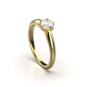 Sterling Silver Solitaire Ring For Girls & Women - Product Image 3