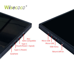 Moniteur de jeu Wisecoco 14 pouces à écran tactile capacitif 4K étiré, moniteur portable long et étroit - Product Image 5