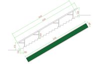 Convoyeur à bande portable de type escalier pour le chargement et le déchargement des ateliers