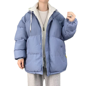 Chaqueta de Plumón para Hombre con Capucha, Elegante y Cálida - Product Image 5