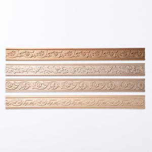 Tongyang แม่พิมพ์ไม้แกะสลักลายนูนสไตล์ยุโรปกรอบประตูเพดานตกแต่งขอบขอบขอบไม้บีชเยอรมัน - Product Image 3