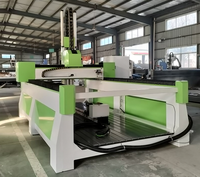 Routeur CNC 5 axes à axe Z élevé pour le travail du bois avec contrôle NC Studio & Syntec, pour panneaux en mousse PVC et EPS, modèle 1325, tête pivotante à 180 degrés