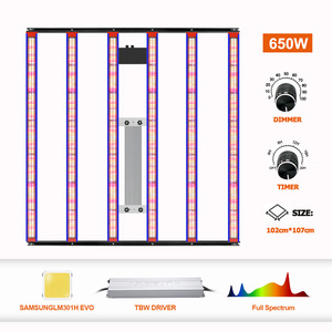 Luz LED de Cultivo de Espectro Completo de Alta Potencia 650W 1000W Samsung LM301H EVO para Cultivo Comercial - Product Image 3
