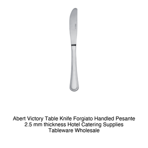 Abert Victory Forged Dinner <b>Knife</b> Heavy Handle 18/10 Stainless Steel, 2.5 mm Thick - Product Image 2