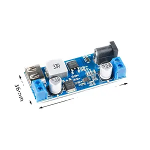 Módulo de potencia reductor de 24V/12V a 5V 5A, convertidor de potencia, módulo de potencia LM2596S, 1 unidad, 1 unidad, 1 unidad