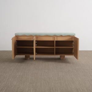 Mueble de Entrada de Lujo <span class=keywords><strong>con</strong></span> Detalles de Azulejos Pintados y Compartimentos de Almacenamiento para Espacios Residenciales Contemporáneos - Product Image 6
