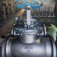 Válvula de Compuerta de Acero Inoxidable con Operador de Engranajes, Flangeada, Alto Torque, Control de Tuberías de Gran Diámetro